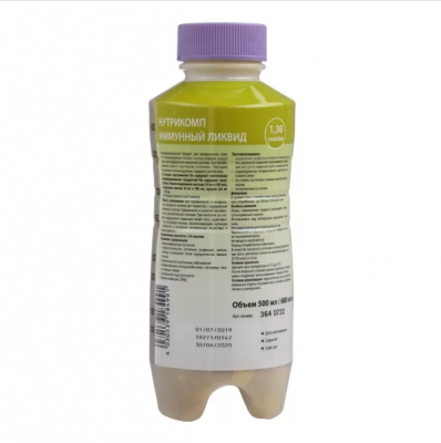 Нутрикомп Иммунный ликвид 500 мл. пластиковая бутылка купить оптом в Сургуте