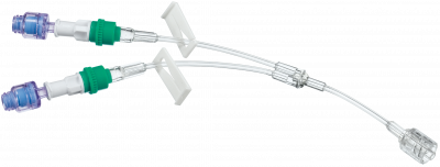 Удлинительная Y-линия с 2-мя коннекторами Сэйффлоу и возвратным клапаном 12 см купить оптом в Сургуте