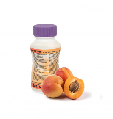 Нутрикомп Дринк Плюс Файбер с персиково-абрикосовым вкусом 200 мл. в пластиковой бутылке купить оптом в Сургуте